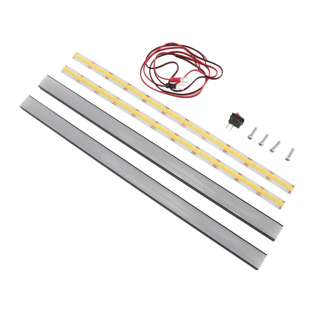 2PCS Top Mount LED Light Strip Kit for Prusa MK4 24V 2 Colors 3D Printer LED Light Bar with Power