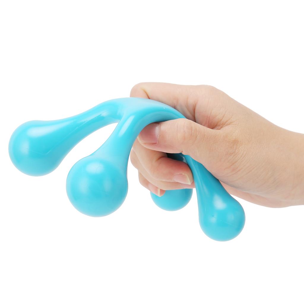 Четырехточечный ручной массажер для всего тела, массажный инструмент для талии, шеи, ног, головы