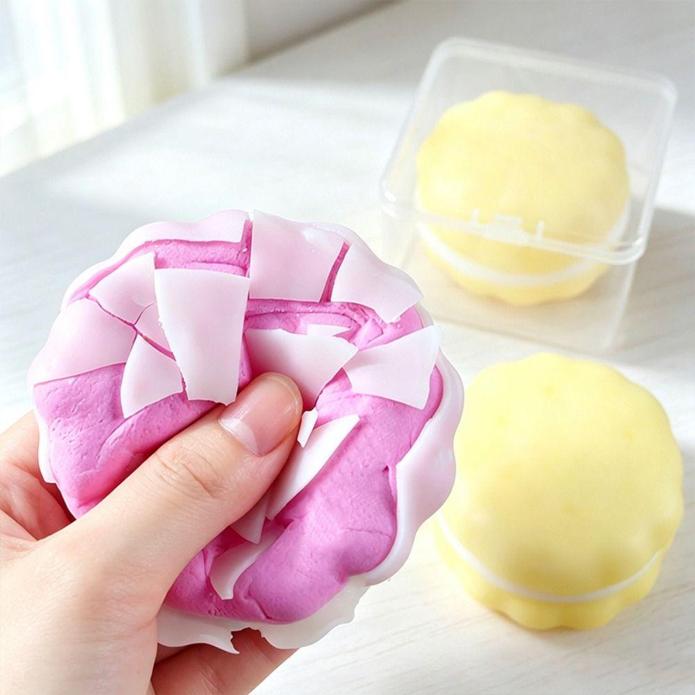 Cookie Crunch Squishy Toy Butter Soap Crispy Feel Squishy Wax Cracking Squeeze Kids Adults