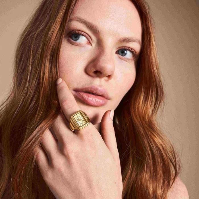 [Fossil] Кольцо-часы Raquel ES5343 Женское Золотое
