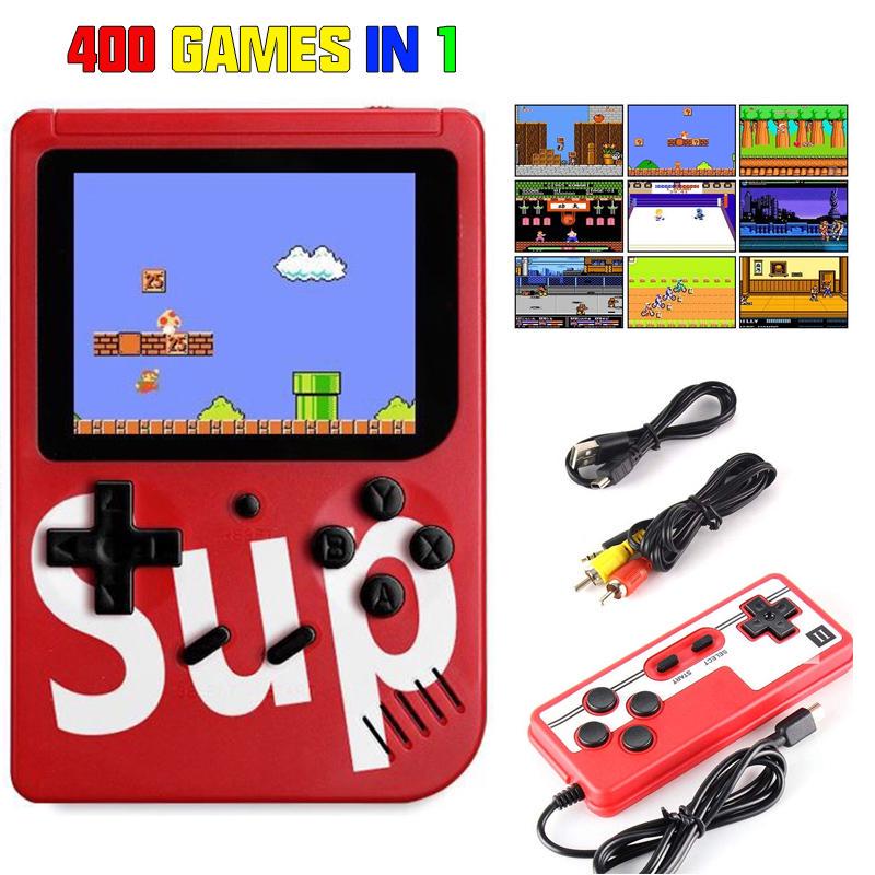 Портативная игровая консоль SUP, встроенный 400 игровых плееров, ретро-видеоигры для детского геймпада, геймпад