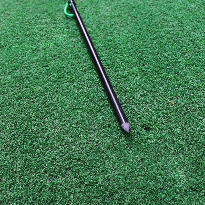 Golf Putting String with Pegs Putting Guideline Direction Peg Golf Direction Training Aids Trainer Golf Alignment Sticks