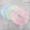 3 Red, Blue, and Green Shower Caps,colored Thickened Disposable Waterproof Shower Caps with Elastic bands,SPA Bathroomshowercaps