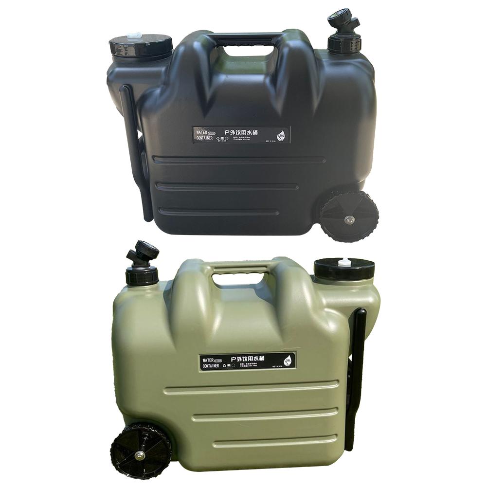 28 л портативный автомобильный контейнер для хранения воды с краном и колесами, автомобильный контейнер для хранения питьевой воды, кувшин для воды для кемпинга и барбекю на открытом воздухе