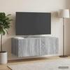 Wall Mounted TV Cabinet Grey Sonoma 78.5 x 41 x 30 cm
