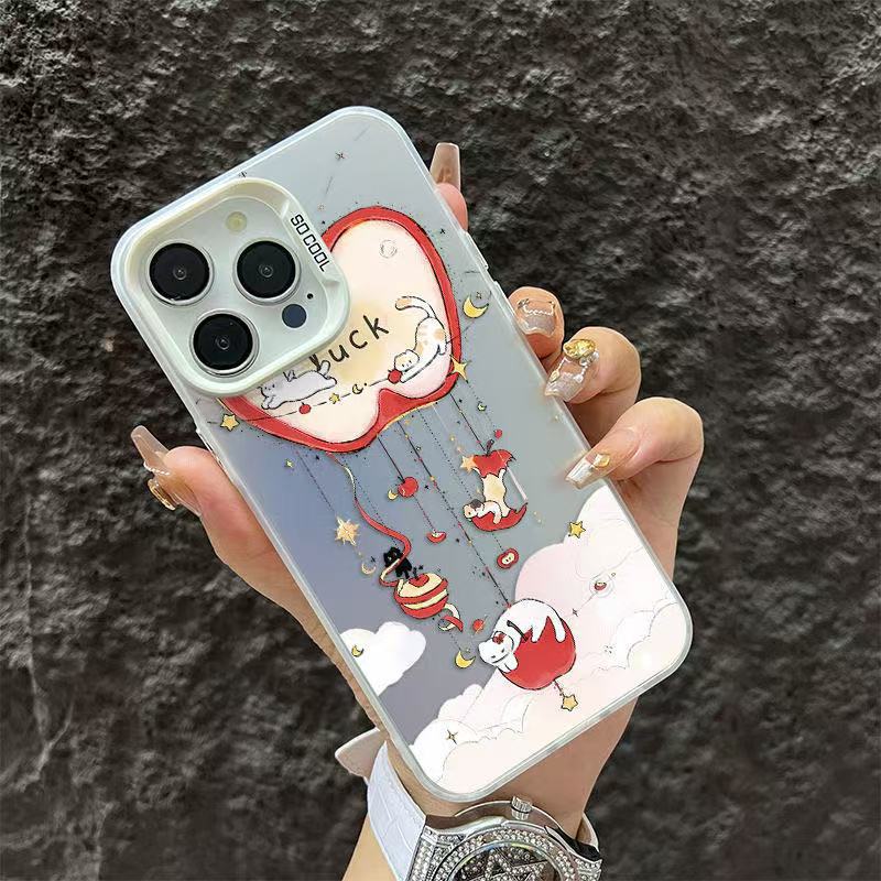 Звездные коты Подходят для 16plus Creative 15promax Чехол для iPhone Iphone14 Нишевый 13 Веселый 12