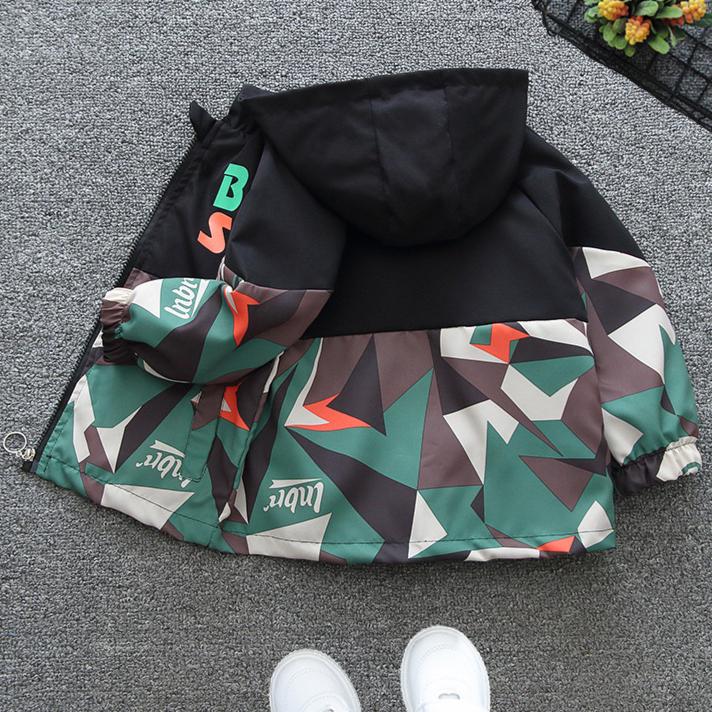 Handsome Boy Camouflage Jacket Spring Children's Casual Windbreaker Jacket