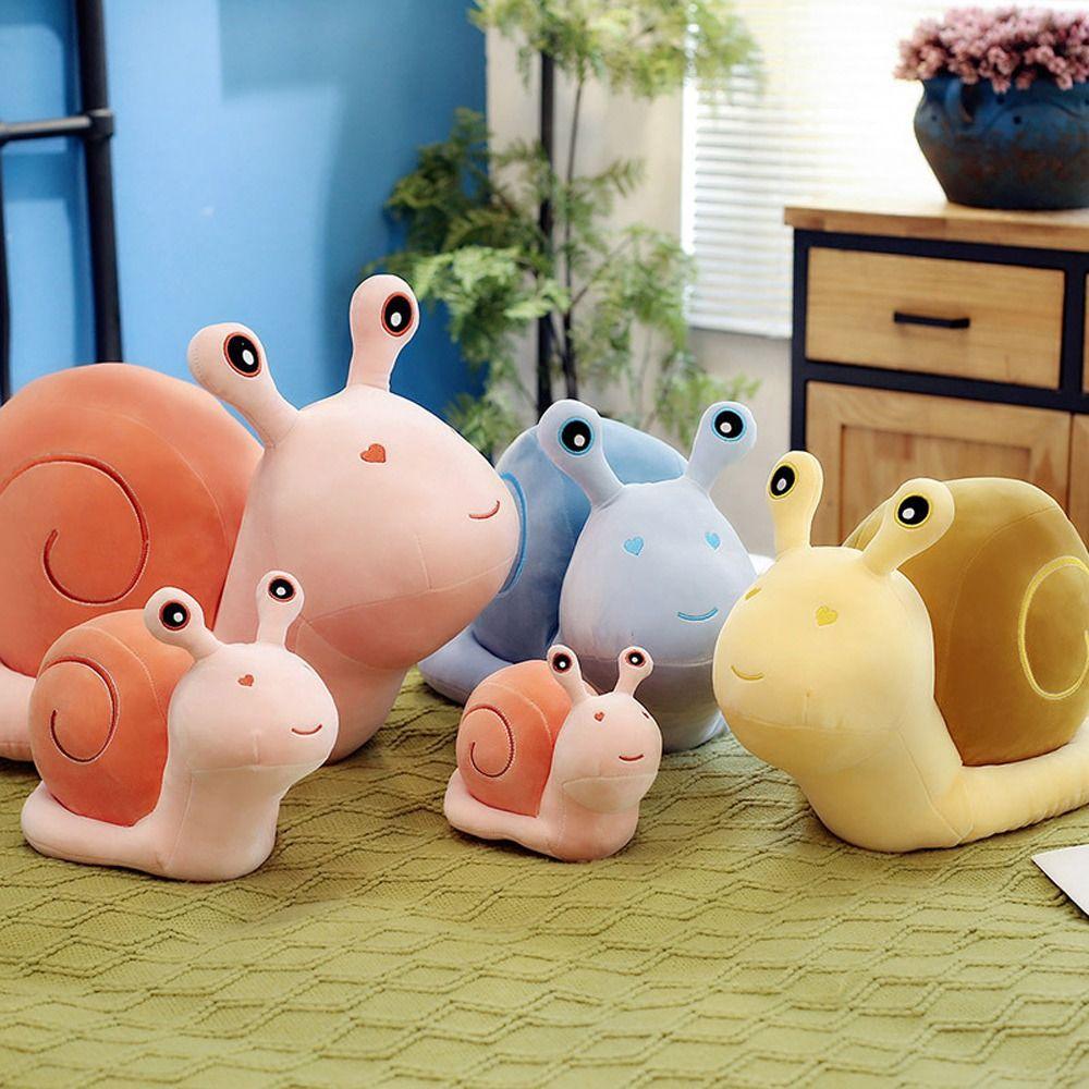 Children Gift Home Decor Sleep Pillow Animal Pillow Snails Plush Toys Snail Plush Doll Stuffed Toy