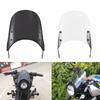 Black/clear Motorcycles Custom Compact Sport Wind Deflector Retro Windshield Headlamp
