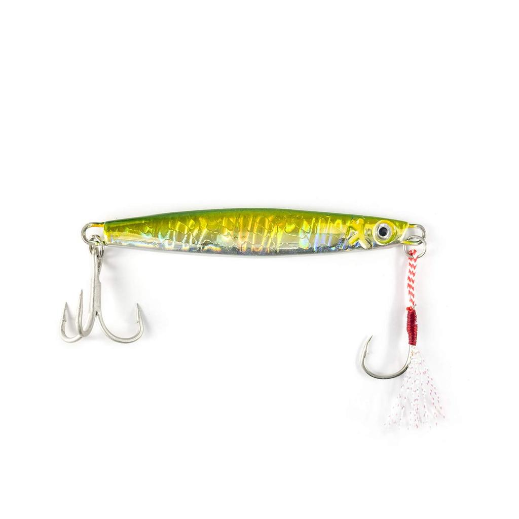 Olerud Рыболовные снасти Набор металлических джигов B Джиг 60г с ассистом Серебристый Подходит для всех морей Испанский qb100143b03n0 (4 цвета) "Металл F" 9,9 см Крючки, Крючки,