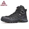 Leather Hiking Boots for Men Wear-Resistant Breathable Outdoor Shoes Non-Slip Climbing Trekking Sneakers Mens Safety WInter Ankle Boots