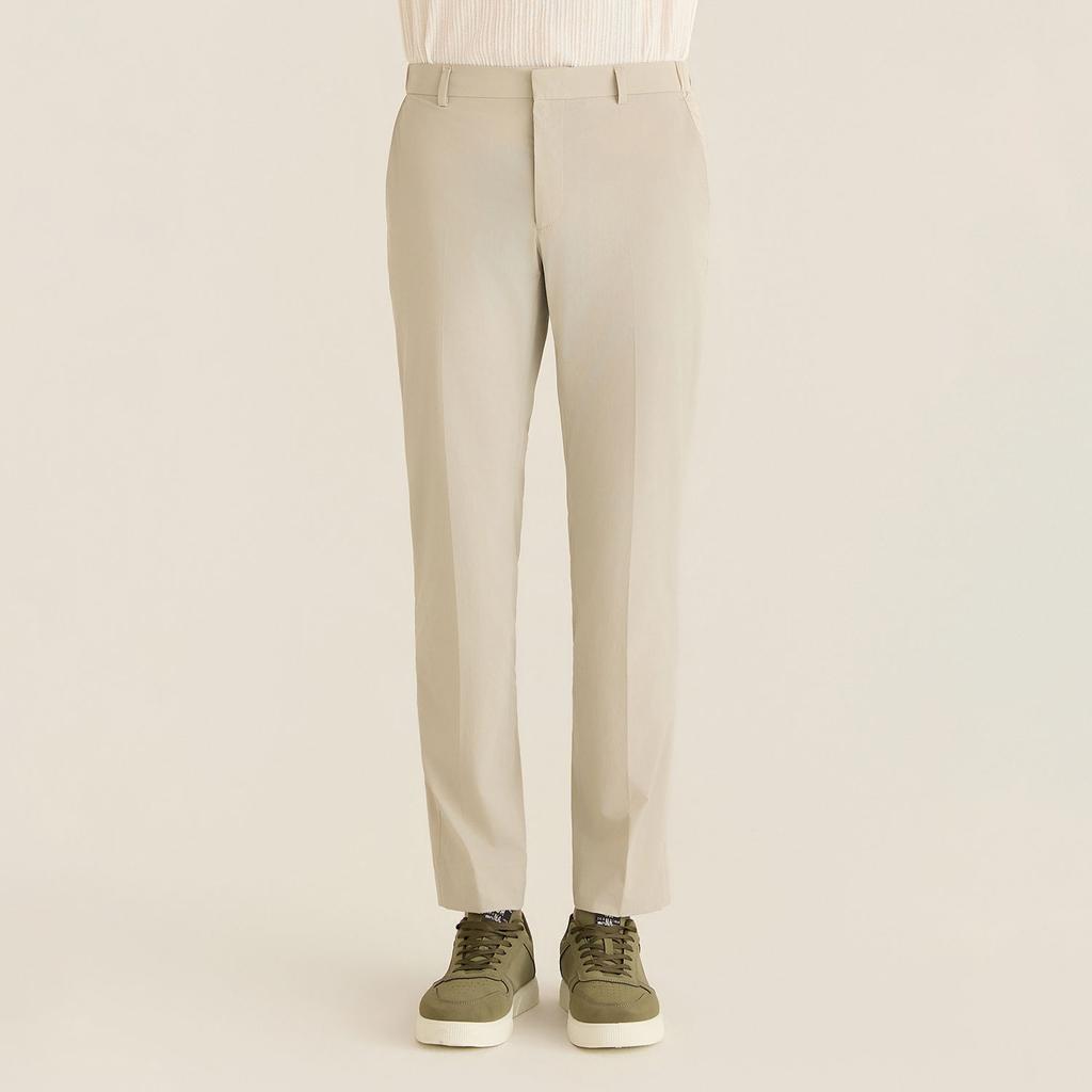 FERRAROMILANO Elastane Lightweight Summer Slacks L/Beige (Am0Gbps20351)