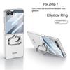 Чехол для Samsung Galaxy Z Flip 7 Жесткий Тонкий с кольцом-подставкой Защитная задняя крышка Чехол для Samsung Z Flip7 Полное покрытие Оболочка для телефона