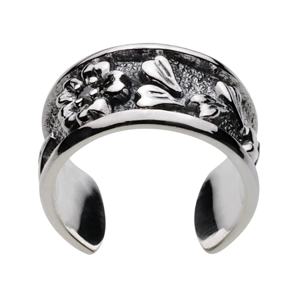 Серьга-кафф Sakura White Zirconie 925 Silver fe2019 [Figmart] [Серебряные аксессуары]