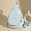 Однотонный рюкзак для путешествий, женская наплечная сумка, многофункциональная спортивная нагрудная сумка