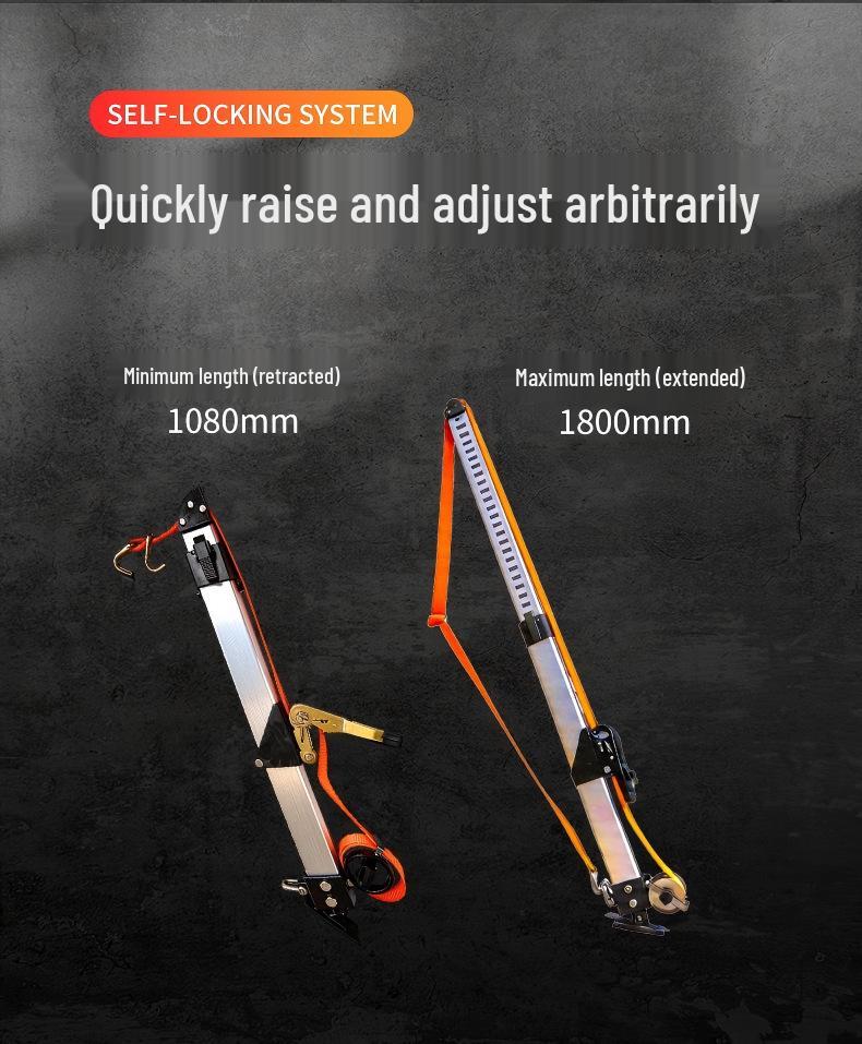 Emergency V-Type Stabilization Strut Set for Vehicle Rescue