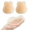 1 Pair Women Silicone Chest Pad Sweat-proof Anti-slip Invisible Thickened Breast Support Sticky