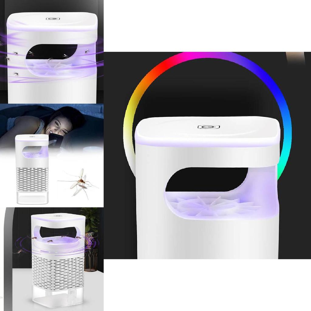 Mosquito Physical Light Killer Lamp Aspiration Trap Flies Repellent Efficient