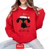 Christmas Dachshund Printed Hooded Sweatshirt Merry Christmas Women's Loose Hoodies Xmas Dog Cartoon Anime Hoody Clothing