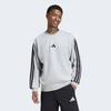 Adidas Essential 3 Stripe Fleece Sweatshirt