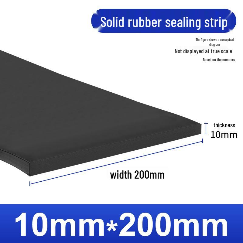 Nitrile Rubber Strip: Oil & Pressure-Resistant Shock Absorbing Glass Pad for Sealing & Joint Support