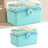 3-слойный ящик для хранения лекарств, большая емкость, водонепроницаемый, ударопрочный, портативный ящик для лекарств для дома