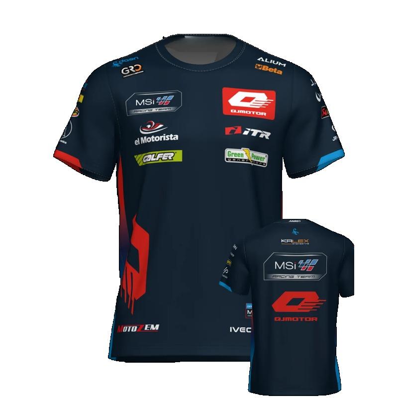 2026 Moto Racing Motorsport Jersey Breathable Motorcycle Fan Casual Athletic Lapel Short Sleeve Top