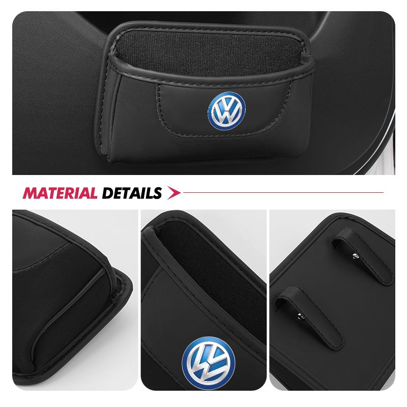 For Volkswagen VW Car Storage Pocket Bag Seat Back Side Door Stowing Tidying Kit Passat Golf 4 5 6 Tiguan Polo Scirocco Jetta CC
