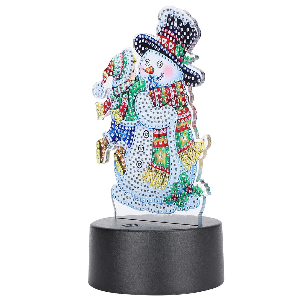 LED Diamonds Painting Lamp Touch Sensitive 3D USB Charge Night Light DIY Christmas Home Decor
