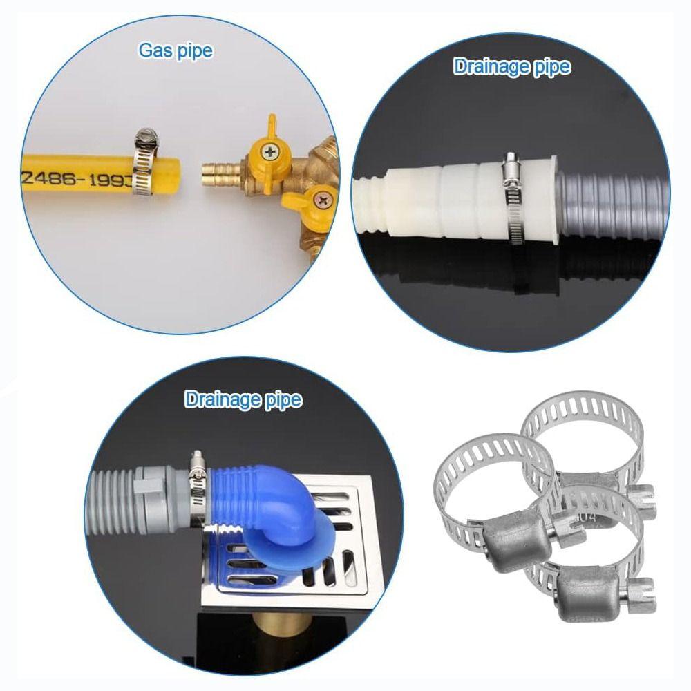 12 шт. 13-19 мм диапазон 3/4 дюйма хомуты для шланга из нержавеющей стали червячный привод комплект механическое применение