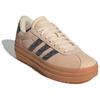 Adidas Vl Court Soft Comfortable Non-Slip Durable Low-Top Skate Shoes Women Sneakers Brown IH7510