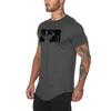 Muscleguys Summer T-shirt Bodybuilding Quick-drying T-shirt Men Show Body Fitness Short-sleeved Training Breathable and Comfortable Sports