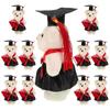 10 pcs/set Graduation Ceremony Mini Bear Flower Bouquet Celebrate Party Doctor Cap Bear Toy  Kids