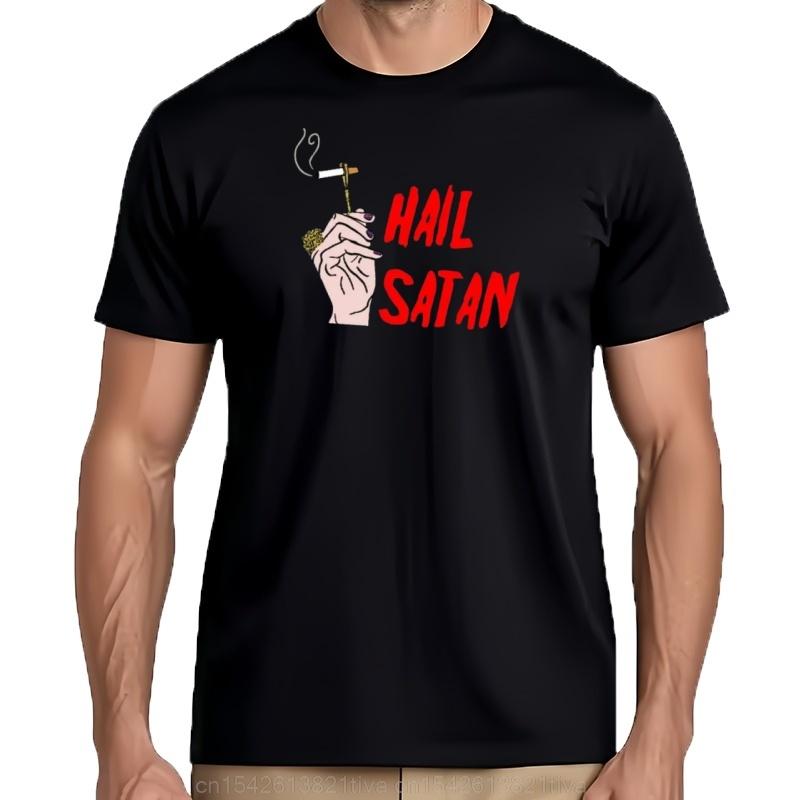 Hail Satan Zelda Tshirt Summer Top Cute Tops Slim Fit T Shirts For Men