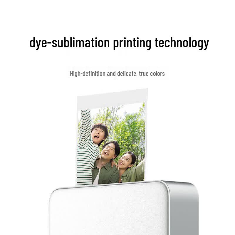 Карманный фотопринтер Xiaomi Mijia Pocket Photo Printer Pro, китайская вилка (адаптер в комплекте)