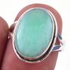 Natural Chrysoprase Gemstone Handmade 925 Solid Sterling Silver Ring Size 7 K3m06