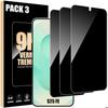Anti-spy Tempered Glass Protection for Samsung Galaxy S25 FE - BOOLING - Pack of 3 Shockproof