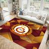 Дизайн Galatasaray FC Хрустальный Велюровый Ковер Уютный Не?Нескользящий ковер с принтом для спальни, гостиной, прихожей