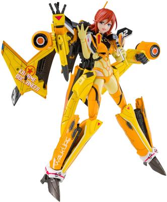Aoshima Bunka Kyozai VFG Macross Delta VF-31J Siegfried Канамэ Buccaneer, Высота около 152 мм, Предварительно окрашенный пластиковый модельный комплект MC-16 (Самолет)