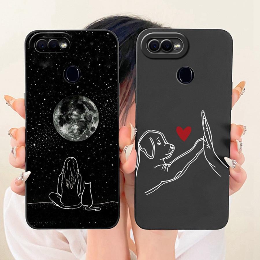 For OPPO F9 F 9 Pro Case Cute Rabbit Painted Soft Back Cover for OPPOF9 F 9 Cases CPH1823 CPH1881 Silicone Bumper Shell