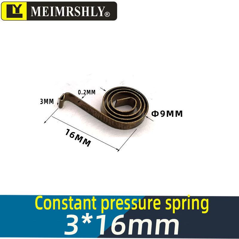 JR Motor Carbon Brush Holder Grip Bracket with Constant Force Spring, Aluminum Copper, 25*32*60 mm.