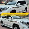 Персонализированные цветные полосы для Toyota Prado 2010-2023: Наклейки на кузов автомобиля и модифицированные стикеры
