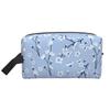 Japanese Sakura Cherry Blossoms Print Cosmetic Bags for Women Zipper Travel Toiletry Pouch Large Water Resistant Makeup Bag Gift