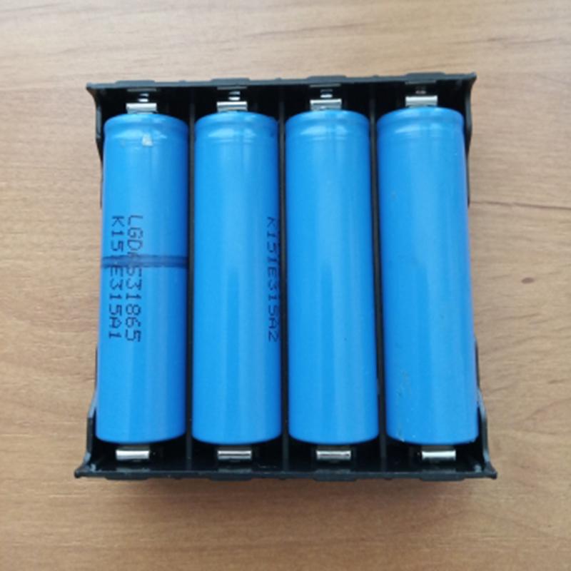18650 Power Bank Cases DIY Battery Storage Case 18650 Power Container 1X 2X 3X 4X 18650 Battery Storage Box Case With Wire Lead