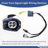Front Turn Signal Light Parking Wiring Harness Socket 22931379 Compatible with Chevrolet Traverse 2013 2014 2015 2016 2017