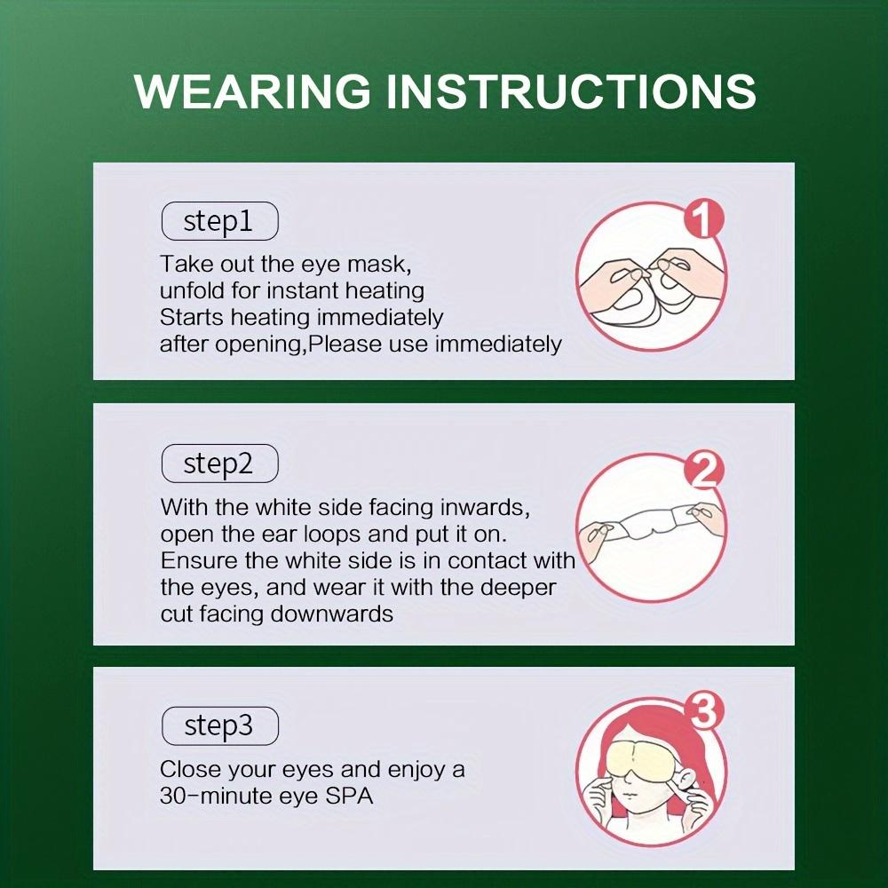 5/10 шт. Паровая горячая компрессионная маска для глаз с ароматом лаванды, успокаивающая паровая маска для глаз, паровая маска для глаз, успокаивающая лавандовая маска для глаз, паровая маска для глаз