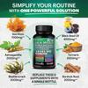 Sea Moss Dietary Supplement, With Vitamin, Turmeric, 120 Capsules Per Bottle