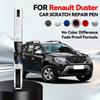 Ремонтный маркер для краски автомобиля для Renault Duster 2010-2025, аксессуары для ремонта царапин на краске, оранжевый ENJ, синий, красный C70, серебристый, белый QND