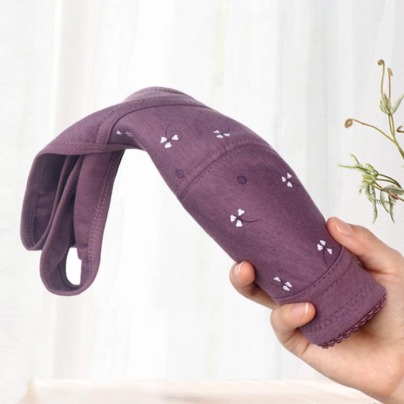 Нижнее белье для пожилых людей, мягкий хлопок, тонкие чашки, пуговицы спереди, женский принт, без стального кольца, тип майки, новый, большой размер, удобный и элегантный бюстгальтер