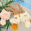 Adorable Squeaky Kitten Plush Keychain Charm Toy